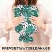 NAANLE Leopard Palm Leaf Hot Water Bottle 2L Large Transparent Heat Relief for Menstrual Cramps & Pain Therapy - Buy Online on GoSupps.com