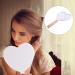 Beaupretty Heart-Shaped Handheld Mirror - Travel Makeup Hand Mirror with Handle - Buy Online on GoSupps.com
