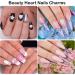 600 PCS Assorted 3D Heart Nail Charms for Acrylic Nails - Nail Gems & Charms for DIY Nail Art - Buy Online on GoSupps.com