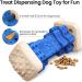 RUXAN Indestructible Dog Chew Toy - 3-in-1 Tough Puzzle Toy for Aggressive Chewers - Beef Flavor Interactive Treat Dispensing Toy for Small/Medium/Large Dogs - Blue - Buy Online on GoSupps.com