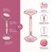Rose Quartz Face Roller Set with Gua Sha and Jade Eye Roller - Facial Skin Care Kit for Face, Neck, and Body - Buy Online on GoSupps.com