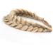TOECWEGR Braided Headband Wide Chunky Plaited Wedding Classic Synthetic Fluffy Braids Extensions Stretch Wig Headband Women Girl Beauty Accessory - Buy Online on GoSupps.com