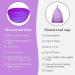 INBOLM 2 Pack Menstrual Discs Reusable Period Cups Medical-Grade Silicone Flat-Fit Cup Moon Cup Alternative to Tampons Petal Thin and Ultra Comfortable for Women Sizes S + L with Silicone Case - Buy Online on GoSupps.com