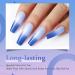 Blue and White Temperature Color Change Dip Powder Nails - Long-lasting, No UV Light Needed - 28g/Box (No.8) - Buy Online on GoSupps.com