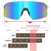 Polarized Cycling Sunglasses for Men and Women - Ideal for Volleyball, Running, Golfing, MTB - White Blue Ml - Buy Online on GoSupps.com