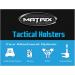 Evike Airsoft Matrix Hardshell Adjustable Magazine Holster for 1911 Series - Black, Belt Attachment - Buy Online on GoSupps.com