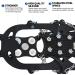 EnergeticSky Ice Cleats Spikes Crampons - Innovative Design for Everyday Winter Safety - Large 12 Ice Cleats - Attach Over Shoes/Boots for Outdoor Slippery Terrain - Amazon's Best Choice - Buy Online on GoSupps.com