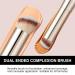 KISS NEW YORK Dual Ended Complexion Brush | Blending & Even Application for Concealer Foundation & Powder - Buy Online on GoSupps.com