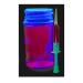 ZUPERPAINT Incandescent Fluorescent Dye Liquid: Neon UV Blacklight Reagent 2ml Concentrate - Pink (Red) UV Pink (Red) 2ml