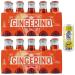 Gingerino Recoaro Lot de 20 bouteilles jetables en verre pour ap ritif italien Ginger 10 cl + 1 bo te de th glac San Benedetto au citron sans sucre 330 ml