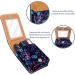 Buy Leather Lipstick Case | Mini Lipstick Organizer with Mirror | Colorful Musical Design - Buy Online on GoSupps.com