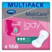 MoliCare Premium lady pad incontinence pad for women with bladder weakness Aloe Vera 3 drops 12x14 pieces 3 drops 168 pieces