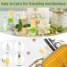 Buy Bohoray 16Pcs Roll On Glass Bottles for Essential Oils - 3ml Multicolor with Stainless Steel Roller Balls | Perfect for Perfume Lotion & Massage - Buy Online on GoSupps.com