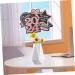 COOLHIYA 5 Packs Graduation Card Labels Tag Flower Vase Party Supplies Flower Container Diy Cards Graduation Party Layout Decor Flower Arrangement Ornaments Cake Props Paper Golden 16.00X13.70X0.10CM - Buy Online on GoSupps.com