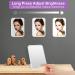 Flymiro Lighted Makeup Mirror with Adjustable LED Lights - USB Rechargeable, Portable & Compact Vanity Mirror for Makeup Travel - Buy Online on GoSupps.com