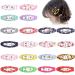 Adorable Fabric Wrapped Snap Hair Clips - 20 Piece Metal Barrettes Set for Girls