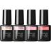 Sensista Studio Rose Elegance Set Color Gel Gellak Value Set Light Pink Pink Gel nail polish for LED lamp 4 pieces - Buy Online on GoSupps.com