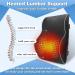 Heated Lumbar Support Pillow 12V Heating Lumbar Pad for Pain Relief for Back Neck and Shoulders Heating Pad for Car Office with Time Setting and Different Heating Level (12V) - Buy Online on GoSupps.com