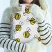 Cute Animal Bee Motif Heat Bottle - 2L Capacity for Pain Relief & Menstrual Cramps - Perfect for Feet Comfort | International Shipping Available - Buy Online on GoSupps.com