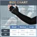 Long Copper Compression Arthritis Gloves for Men & Women | Fingerless Support for Carpal Tunnel Lymphedema & Hand Pain - Black Large - Buy Online on GoSupps.com