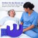 Tuuthwt U-Shaped Cushion - Patient Turn Device for Bedbound Care | Anti-Decubitus Flannel & PU Leather Support for Paralyzed Seniors - Buy Online on GoSupps.com