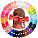 40 Pack 4.5 Inch Hair Bows for Girls - Grosgrain Ribbon Boutique Hair Bow Alligator Clips in 20 Colors - Perfect for Teens, Toddlers, and Kids - Buy Online on GoSupps.com
