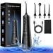 Water flosser Cordless Dental Flossers USB Rechargable Teeth Flosser Professional Electric Portable Oral Irrigator with 4 Modes