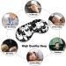 LynaRei Cute Black White Cats Sleep Mask - Elastic Eye Mask for Full Night's Sleep, Travel, and Nap - Buy Online on GoSupps.com