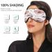 Buy Sleep Mask - Light Blocking Eye Mask for Travel Naps & Sleep | Adjustable Soft Blindfold for Men & Women - Buy Online on GoSupps.com