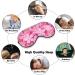 Blooming Pink Cherry Sleep Mask for Women | Adjustable Eye Shades with Elastic Strap | International Shipping - Buy Online on GoSupps.com