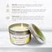 Chandelita Fragrance Candle | Palo Santo & Bergamot - Natural Aromatherapy Candle with Essential Oils & Soy Wax for Meditation & Chakra Healing - Buy Online on GoSupps.com