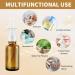 Leoeasiy 6-Pack Amber Nasal Spray Bottles - Refillable Spray Bottles with Funnel & Droppers for Essential Oils & Saline Solution - Buy Online on GoSupps.com