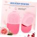 Beauty Face Ice Tray | Silicone Gua Sha Massage Tools | Pink Ice Cube Tray for Face Massager - 13x6.5x5.5CM - Buy Online on GoSupps.com