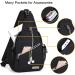 MOSISO Mini Sling Backpack - Small Hiking Daypack for Travel & Outdoor Activities in Black - Buy Online on GoSupps.com