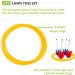 Champion Sports Lawn Darts for Kids - Safe Plastic Dart & Target Ring Set - Indoor & Outdoor Classic Toss Game & Backyard Party Toy in Blue - Buy Online on GoSupps.com