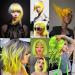 12 Pcs Colored Hair Extensions Colorful Clip in Hair Extensions 22 inch Synthetic Straight Hair Extensions for Kids Girls Women Bright yellow - Buy Online on GoSupps.com