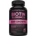 Biotin 10000MCG Hair Vitamins For Hair Growth Women - Promotes Healthy Skin & Nail Growth - Supports Muscle Function - Biotin Supplement - Hair Growth Products for Women - 60 capsules 60 count (Pack of 1)
