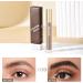 2PCS Eyebrow Cream Eyebrow Stamp Stencil Kit Natural waterproof make-up No colour loss No smudging (03#Black brown) - Buy Online on GoSupps.com