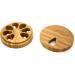 e-Pill Bamboo Pillbox Organizer | Stylish Tablet Vitamin & Supplement Storage | International Shipping Available - Buy Online on GoSupps.com