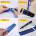 3PCS Premium Blue Painters Tape - 0.94in x 65ft - Masking Tape for DIY Crafts, Arts, Painting - Easy Removal & Adhesive Backing - Ideal for Decoration, Labeling, Packing - Home Essential - Buy Online on GoSupps.com