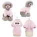 Tineer pet doggy winter lamb Kashmir coat warm outdoor fleece dog fleece feed sweater jacket vest for small medium -sized dogs (s pink) s rosa