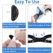 Frienda 24 Pairs Adhesive Eye Glasses Nose Pads D Shape Stick on Anti-Slip Soft Silicone Adhesive Nose Pads Glasses Nose Pad for Glasses Eyeglasses and Sunglasses 15 x 6 x 1.5 mm (Nero) Black - Buy Online on GoSupps.com