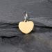 Personalized Heart Trailer for Dogs & Cats | Custom Engraved Pet ID Badge | Unique Pet Gifts - Gold - Buy Online on GoSupps.com