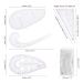 HLZC Fashion Clear Metric Sewing Ruler Set - 4-Piece Pink French Curve Pattern Making Kit - Buy Online on GoSupps.com