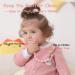 Silicone Pacifier Clip Set - 2 Pack Pacifier Holder for Baby Boys and Girls | Soft & Flexible Binky Leash | Durable & High-Toughness | Pink - Buy Online on GoSupps.com
