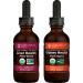 Global Healing Center Liver & Kidney Health Kit - Liquid Supplement Drops Support Liver and Gallbladder Detox & Function and Organic Kidney Cleanse & Urinary Health for Bladder - 2 Fl Oz Each
