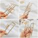 4 Pieces Large Gold Metal Hair Clips - Strong Slipproof Claw & Hollow Fix - Vintage Geometric Irregular Hair Accessories for Women & Girls - Buy Online on GoSupps.com