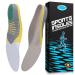 Shoe Insoles Arch Support Insoles for Men and Women Shoe Inserts - Orthotic Inserts - Running Athletic Gel Shoe Insoles Plantar Fasciitis  Flat Feet High Arch  Foot Pain Relief (8 11.5)