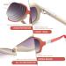 JM Classic Bifocal Reading Glasses - Square Stylish Gradient Sunglasses for Women - Red 2.25x - Buy Online on GoSupps.com