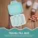 Healvian Small Pill Organizer Box - 3Pcs Travel Mini Pill Case Holder with Removable Compartments for Fish Oil - Portable Daily Use - Buy Online on GoSupps.com